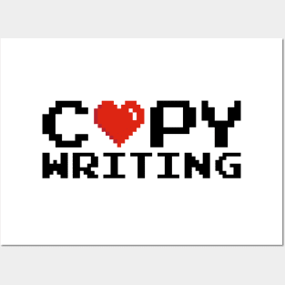 Copywriting Pixel Posters and Art